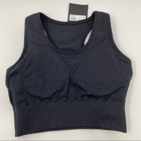 J Lindeberg Seamless Sports Bra Black Small - Picture 4 of 4